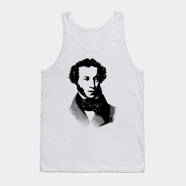 Aleksandr Sergejevich Pushkin Portrait Tank Top by olemanner